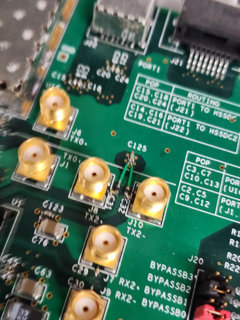 PMC Sierra PMC-2031155 PBC 4 Port Evaluation Board 2003 w/ Intel SFF 2x5 EVA