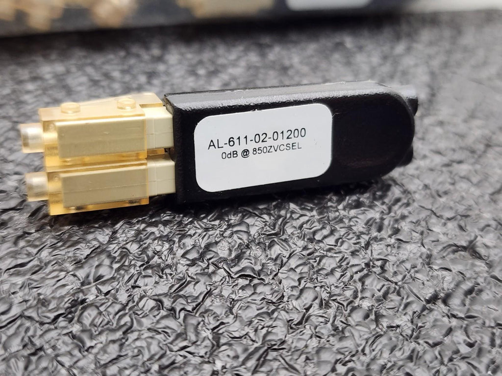 Lot of 46 AL-611-02-01200 Loopback Fiber Optic 1310 FP Timbercon 0dB @ 850ZVCSEL