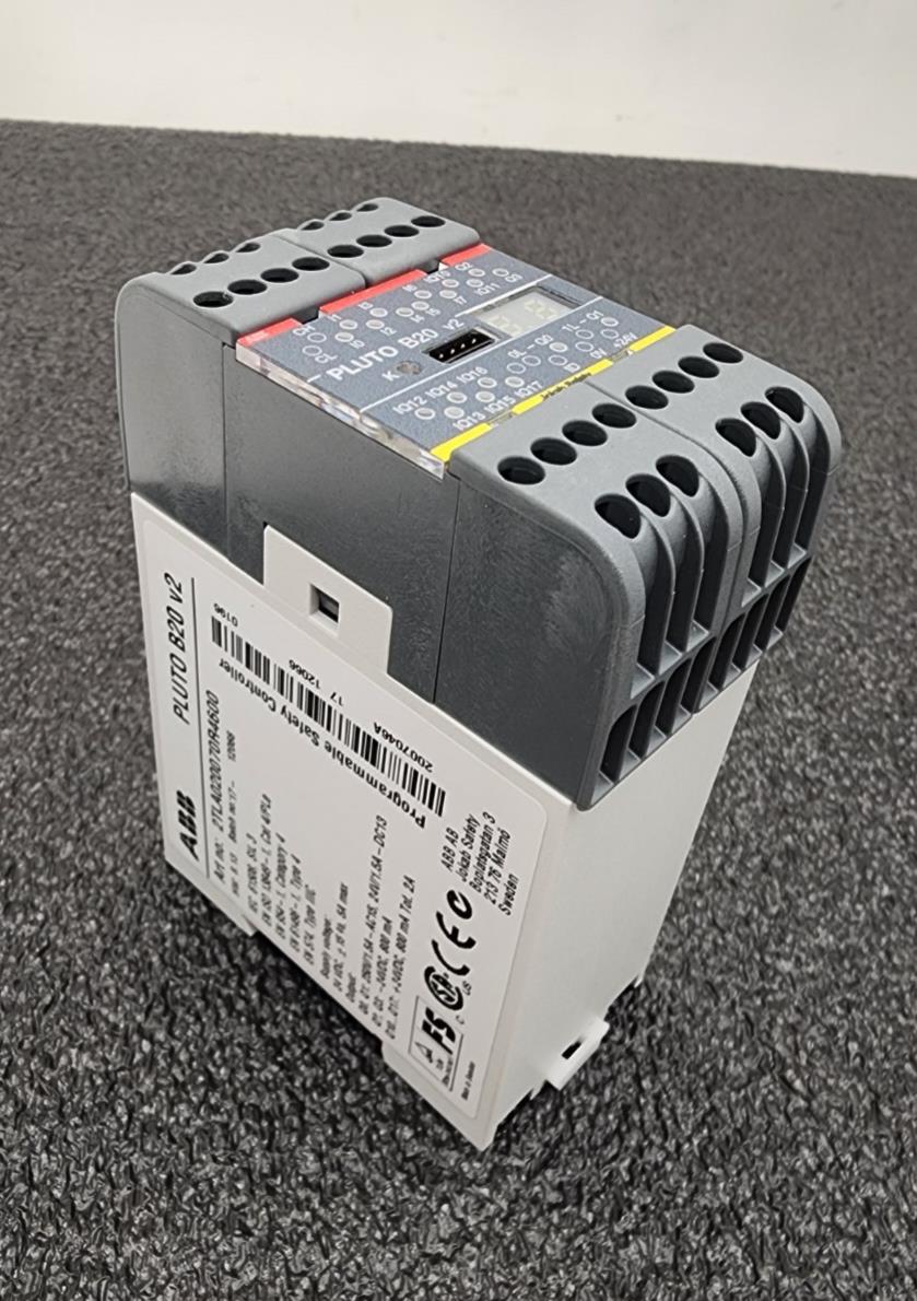 Jakob Safety ABB Pluto B20 v2 Safety Relay 4x 4-20mA/0-10V analog inputs 24VDC