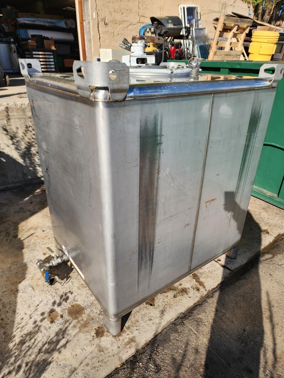 Metalcraft TranStore 516881 IBC Stainless Steel Tank SS Pallet Tote 750 Gallon