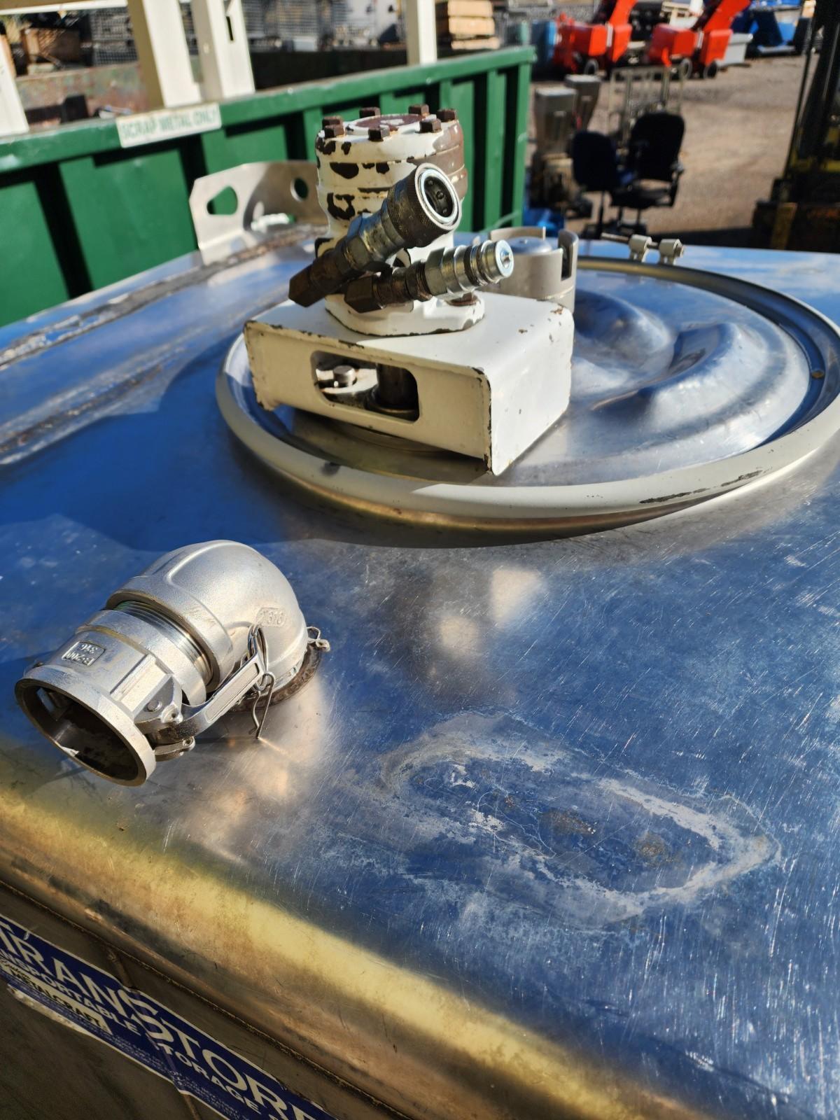 Metalcraft TranStore 516881 IBC Stainless Steel Tank SS Pallet Tote 750 Gallon