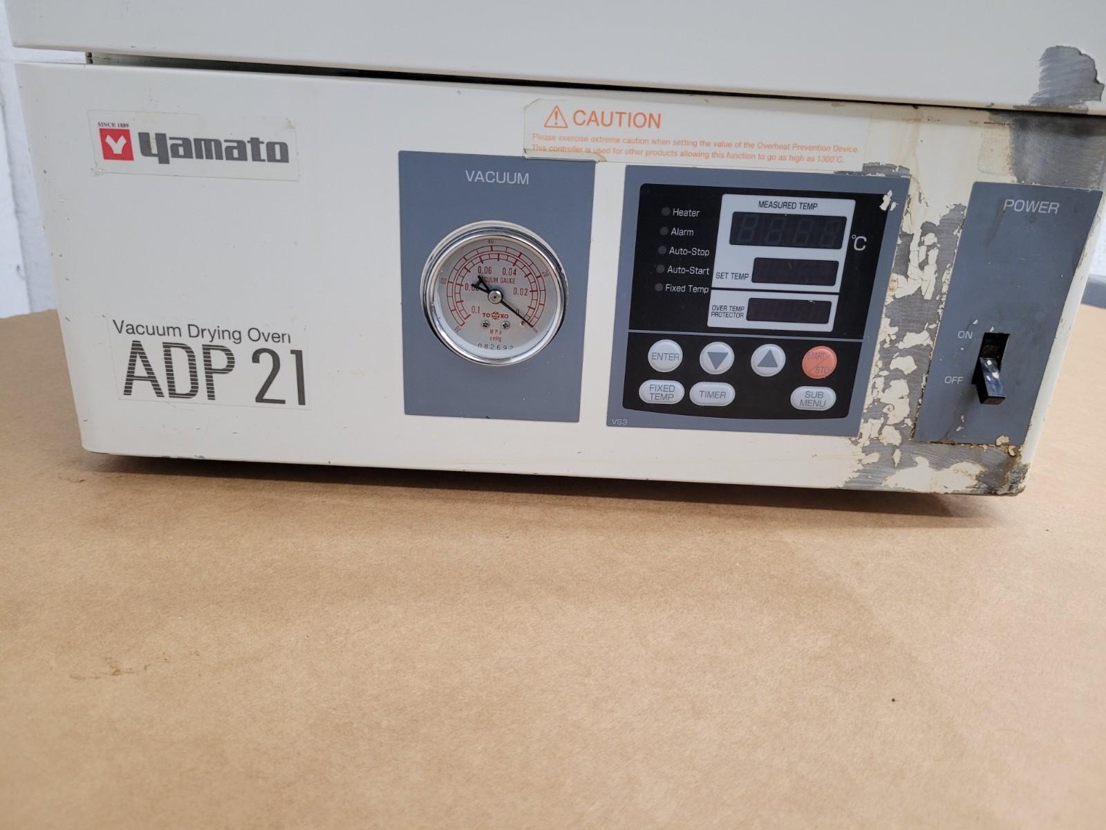 Yamato ADP21 Programmable Vacuum Drying Oven 115VAC, 10L Capacity[B]