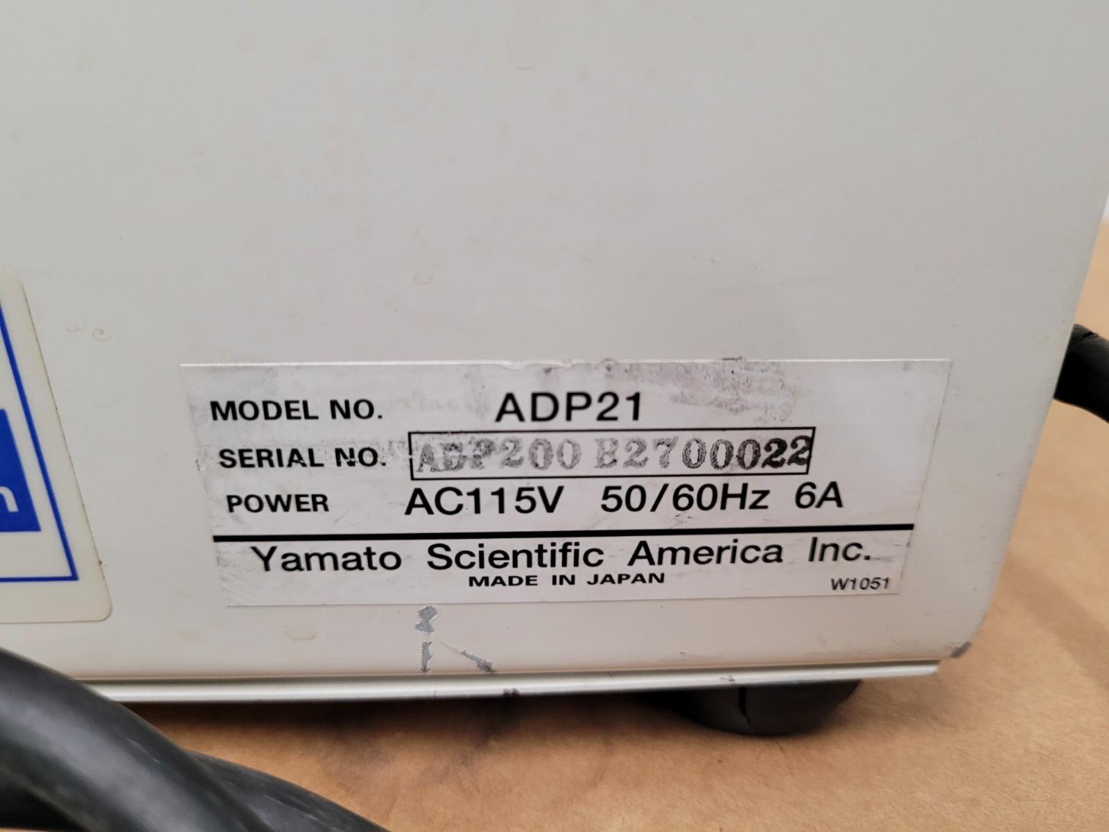 Yamato ADP21 Programmable Vacuum Drying Oven 115VAC, 10L Capacity[B]