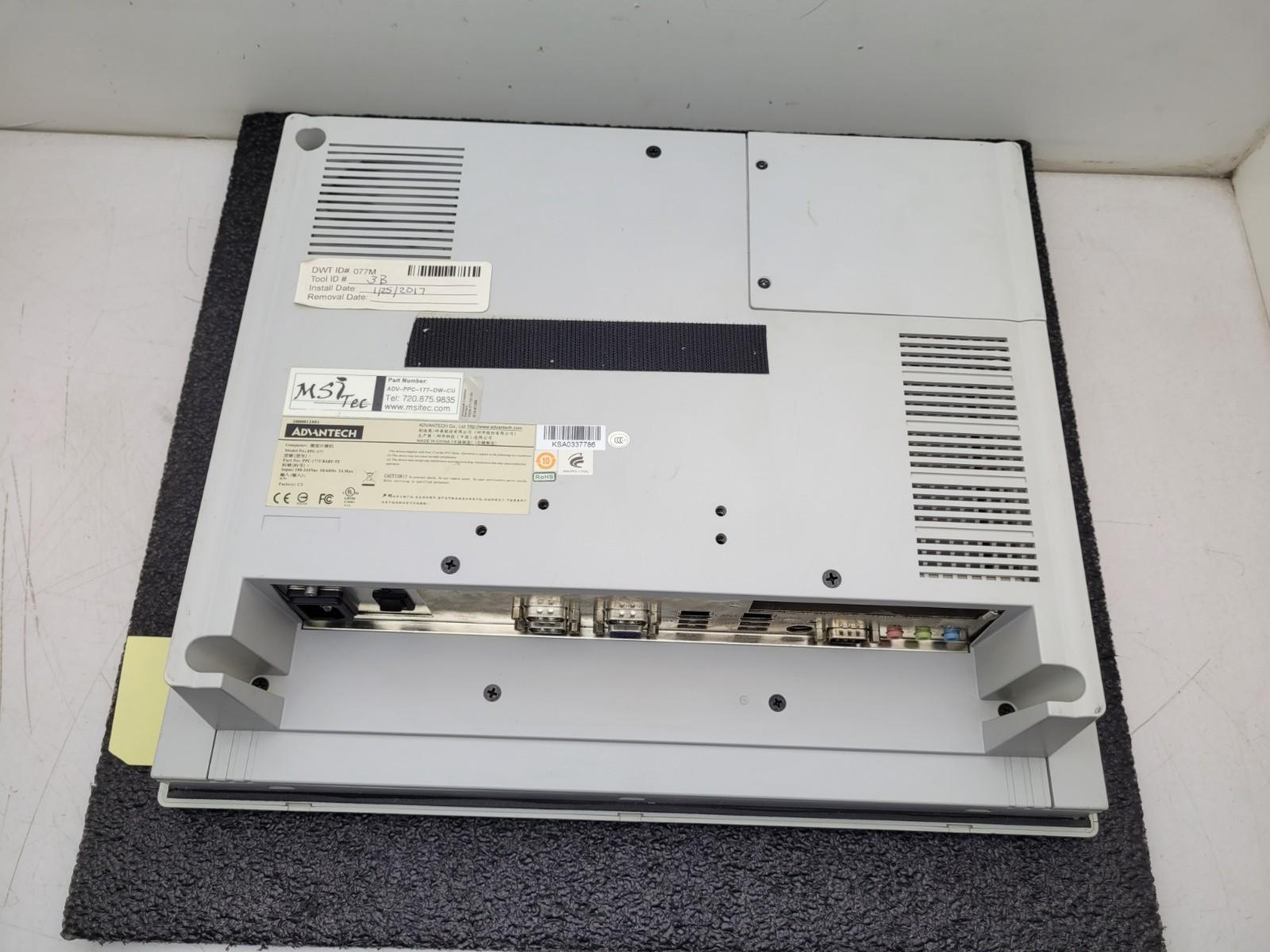 Advantech PPC-177T-BARE-TE Color TFT LCD Operator Touch Panel HMI 17" Screen H