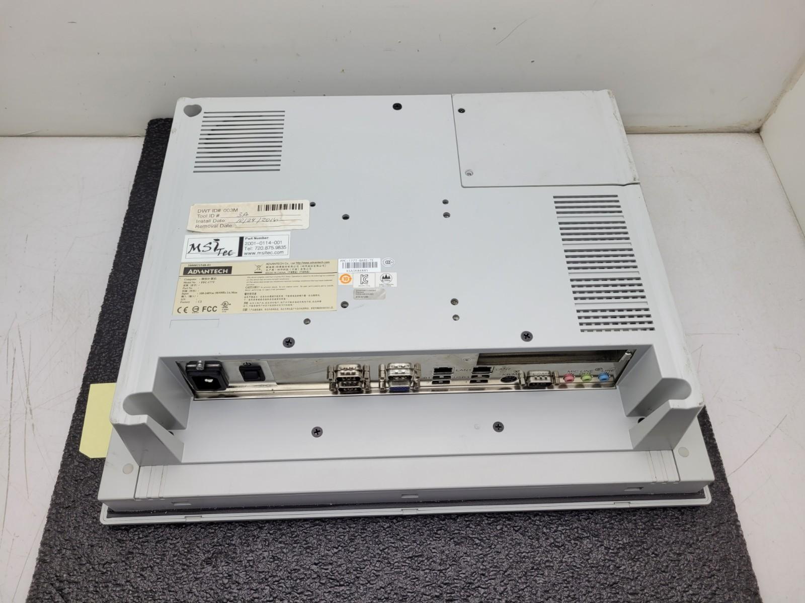 Advantech PPC-177T-BARE-TE Color TFT LCD Operator Touch Panel HMI 17" Screen K.