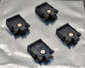 Set of 4 HP 5060-0767 Old Style Test Equipment Feet Original OEM Black