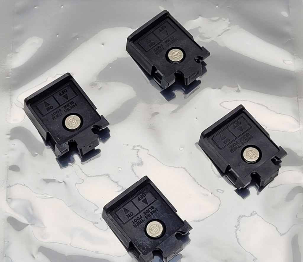 Set of 4 HP 5060-0767 Old Style Test Equipment Feet Original OEM Black