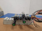 Numatics Air Valve Manifold 6x Solenoid 041SA400M0000F 2x regulated 24VDC N1