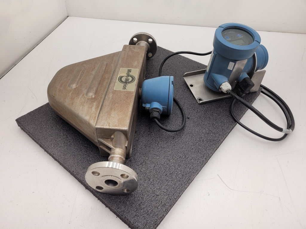 Micro Motion Mass Flow Coriolis Meter Sensor R100S128NQBZEZZZZ 1" +TX Unit