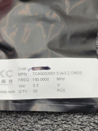 Lot of ~575 TXC XO SMD CMO Crystal Osillator 25 33 50 75 100 125 150 212MHz