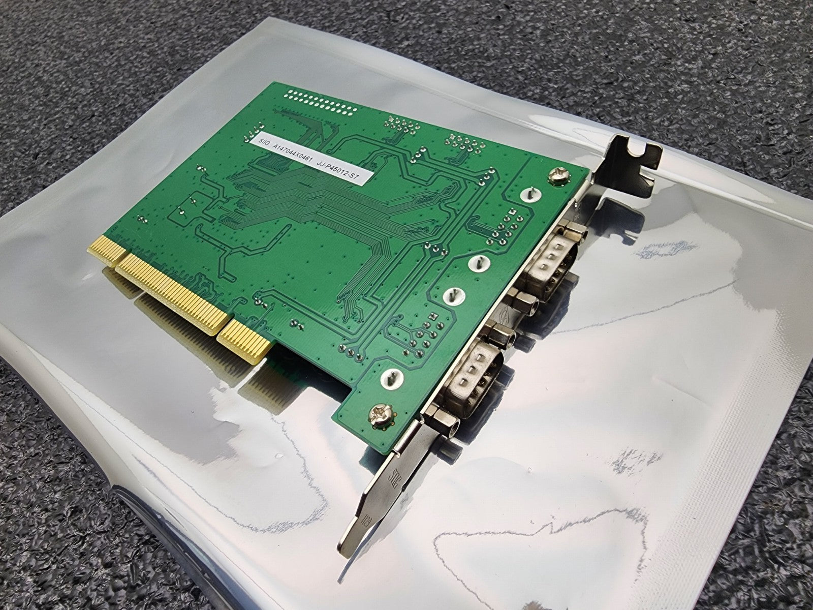 SIIG CyberPro RS-232 Dual Port COM PCI card JJ-P45012-S7 V7.0