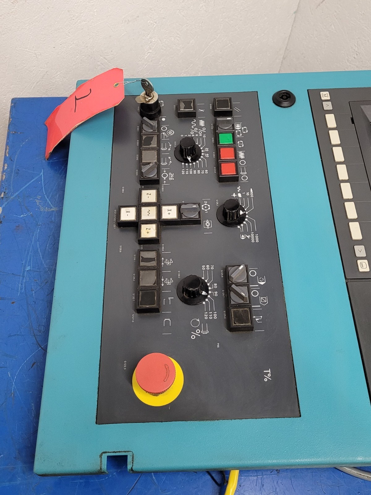 Siemens Sinumerik 840C CNC Control Panel HMI 6FC5103-0AB03-0AA2 Working Pull