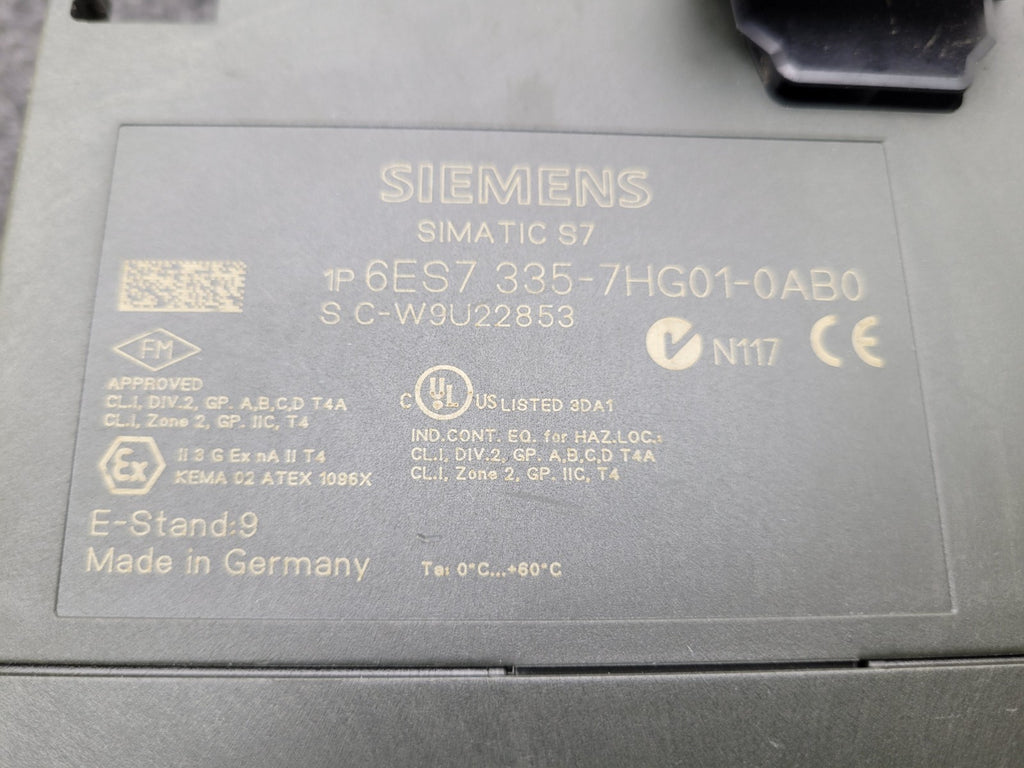 6ES7 335-7HG01-0AB0 Siemens Simatic S7-300 SM 335  Analog I/O Module
