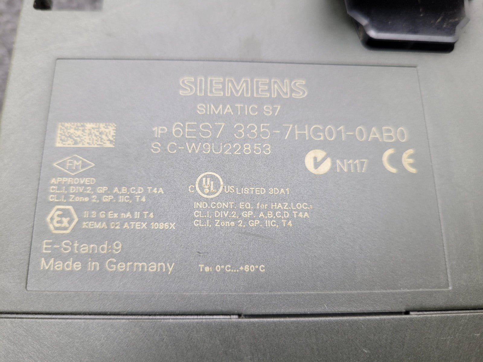 6ES7 335-7HG01-0AB0 Siemens Simatic S7-300 SM 335  Analog I/O Module