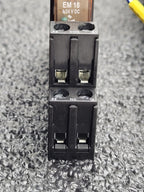 Lot of 62x Schrack DIN Rail Relay Block RT78725 24VDC RT424024 EM18 Indicator