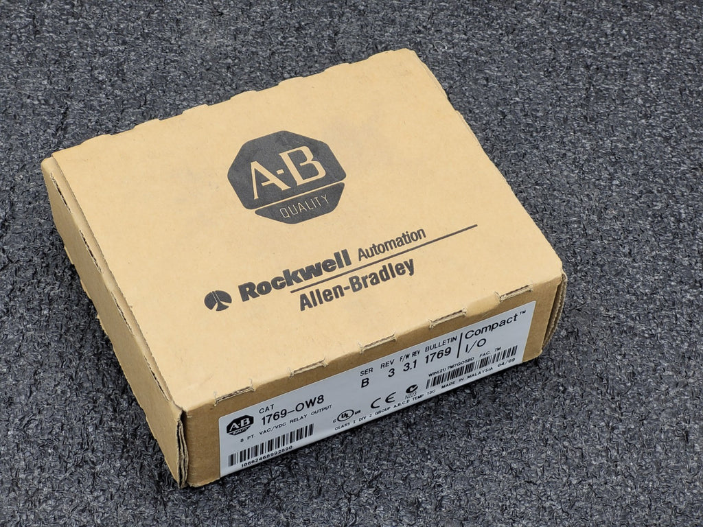 New Allen Bradley 1769-OW8I Ser B Compact AC/DC Relay Output Module AB 1769-0W8I