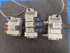 Numatics 5 Valve Solenoid 041SA400M0000F Pneumatic Manifold Set 3 Blocks DB25