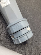 Mennekes ME460P9W Male Power Plug 4 Pin  and Sleeve 3 Wire Plug 3PH 4W 250V 60A