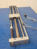 SMC CY1L25H-650-F79L Rodless Magnetic Coupled Guided Cylinder w/ D-F79 Sensors
