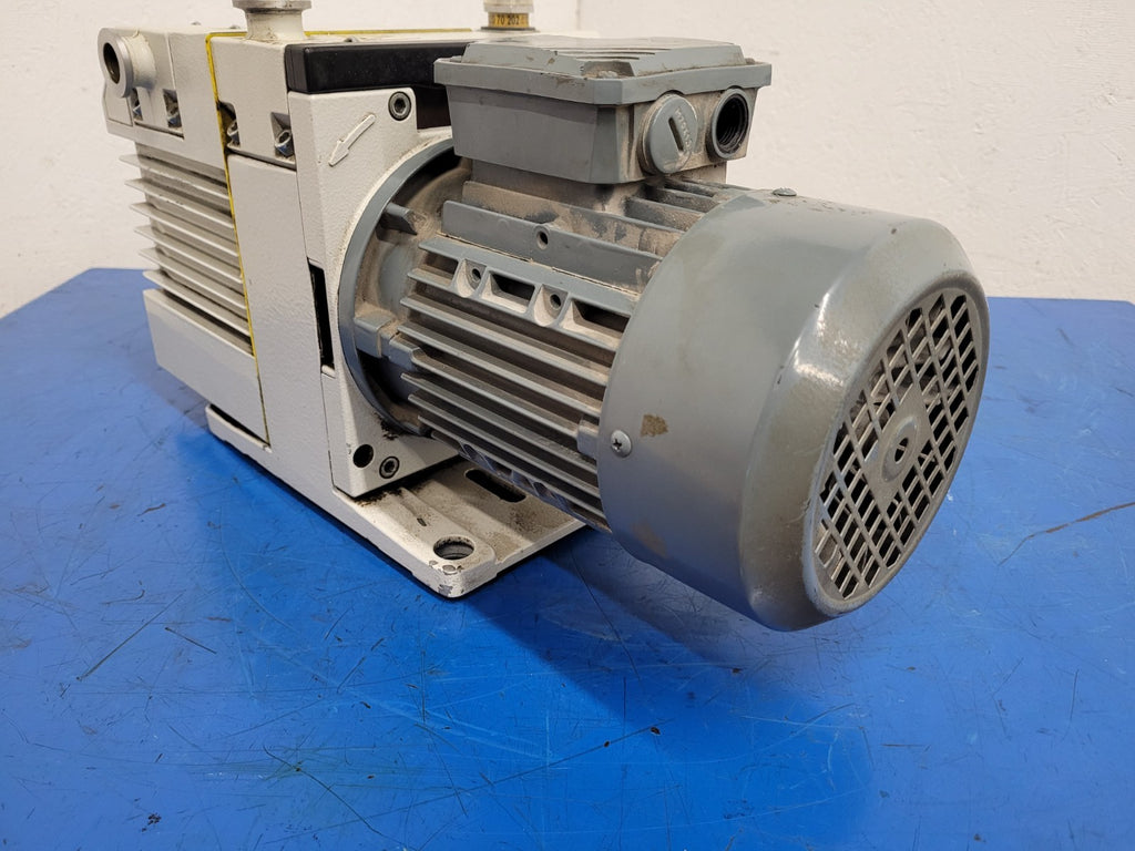 Leybold Trivac Rotary Vane Vacuum Pump D4B Load Tested Good 240/480VAC 1/3HP [B]