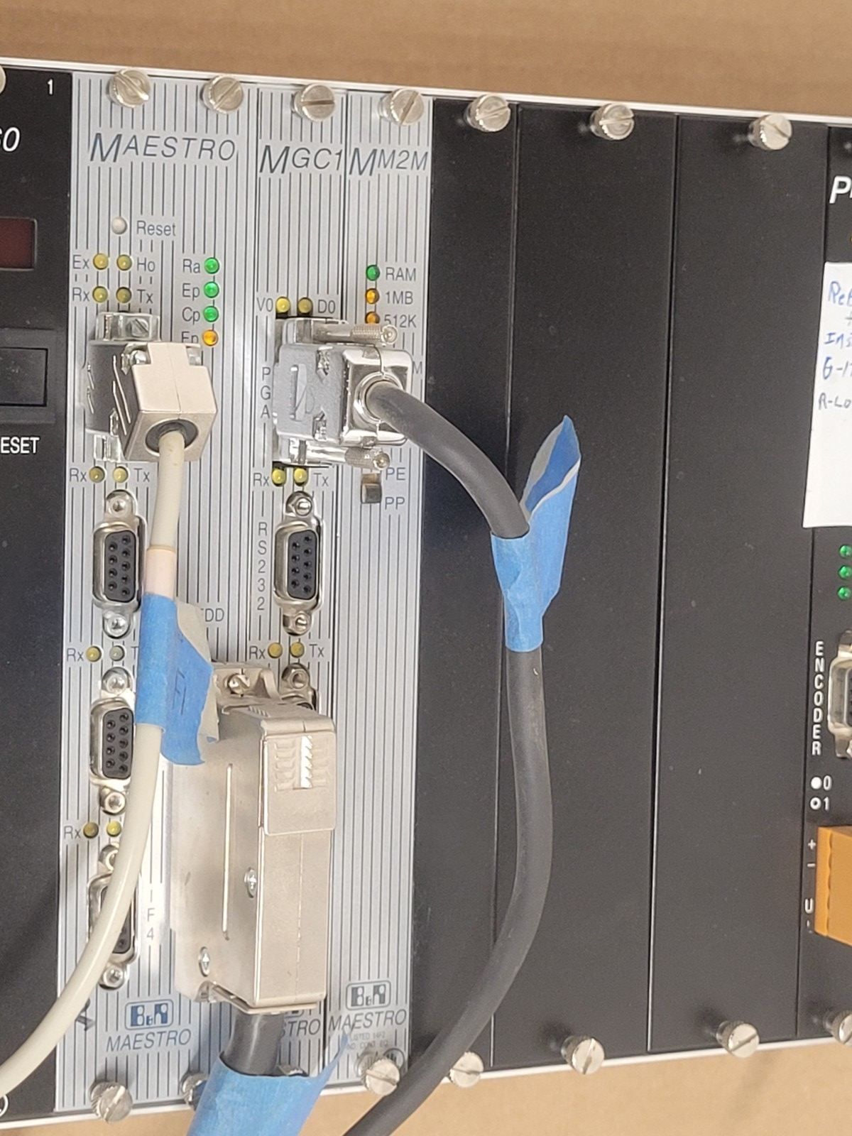 B&R MAESTRO PLC From Holzma HPP 81 Panel Saw PNC3 E243 MGC1 MM2M CP60 NT43 A163