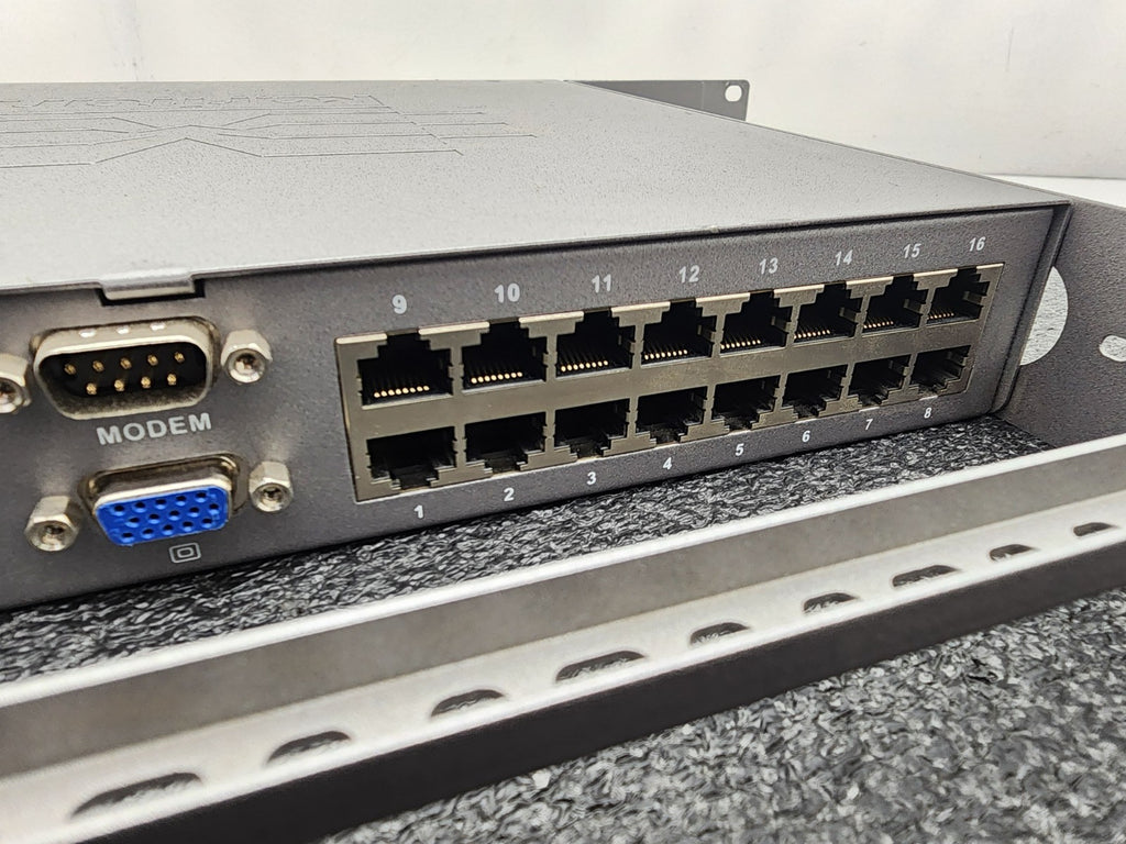 Raritan DLX-216V3-AD 16-port Dominion LX-216 Rackmount KVM Switch Tested Working
