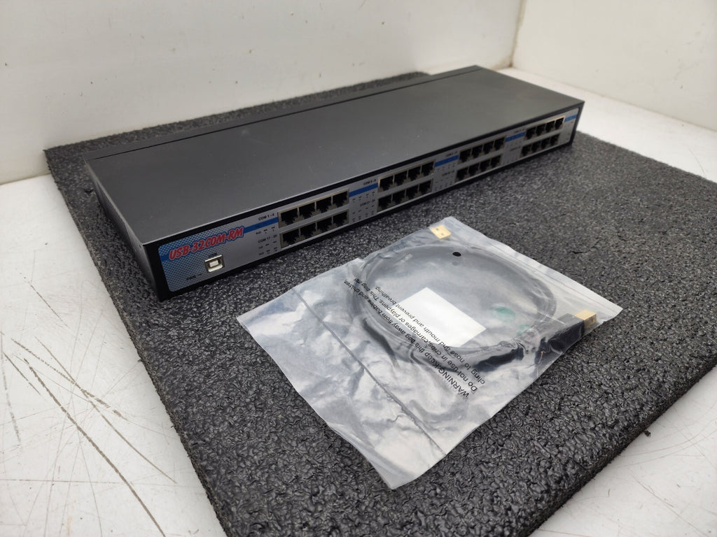 Coolgear USB to 32 Port COM RS-232 Serial Adapter FTDI Chipset USB-32COM-RM
