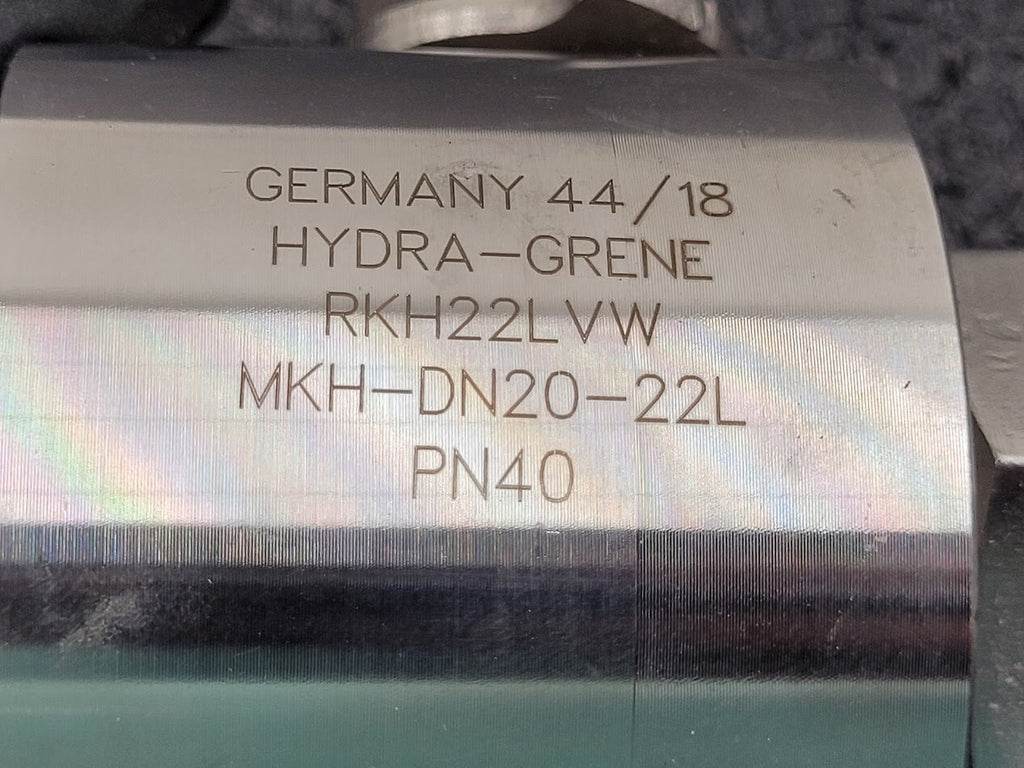 Hydra-Grene DN20 3/4" Hydraulic Ball Valve MKH-DN20-22L RKH22LVW 420 Bar