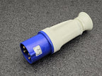 Walther Electric 261 409 Pin and Sleeve Plug 60A/63A 4 Wire 3ØY 250/230VAC 460P9