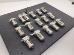 Lot of 16x  SMC Pneumatic Compressed Air Filter Assembly NAFM2000-N01-C