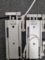 LOT OF 3x SMC CXSL10-60 MXS6-40 Linear Guided Slide Table Dual Rod D-F9N Sensors
