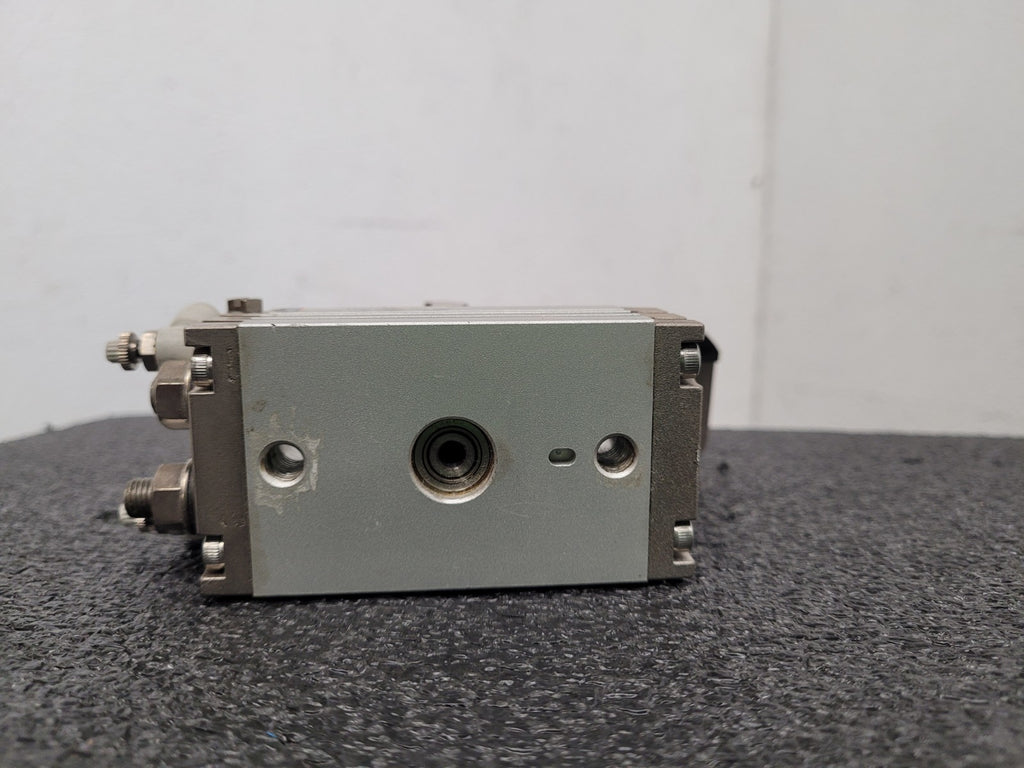 SMC MSQB10A Pneumatic Rotary Actuator Table w/ D-F9N sensors