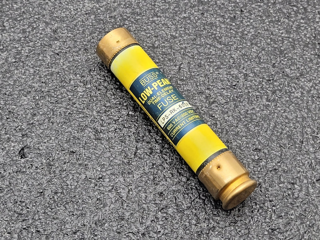 Lot of  6  Bussmann LPS-RK-60SP 60 Amp Fuses Low Peak 600 Volts