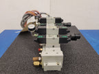 Numatics 9x Valve Solenoid 041SA400M0000F 3x Regulated Pneumatic Manifold N6