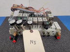 Numatics 7x Valve Solenoid 041SA400M0000F 4x Regulated Pneumatic Manifold N5