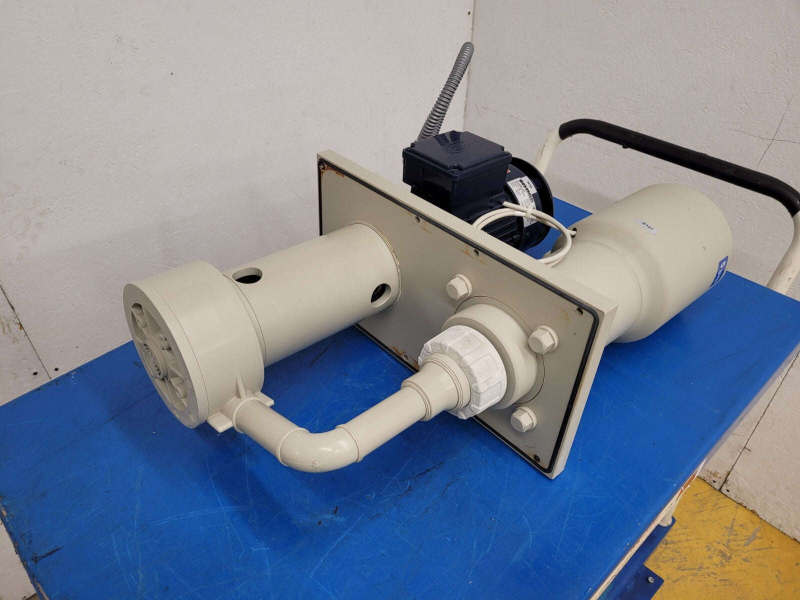 Schmid Stubbe ETLB25-125 Thermoplastic Vertical High Purity Chemical Sump Pump