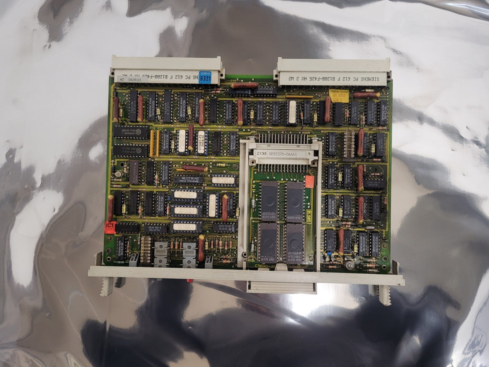 Siemens Simatic Circuit Board w/ Memory Card 6ES5921-1AA21 6ES5370-0AA41