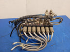 Burkert 413-G-1/4-B-PL-1/4 Pneumatic Solenoid 7 Valve Manifold 120VAC B