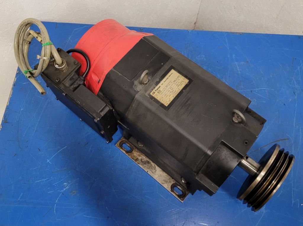 GE Fanuc AC Lathe Spindle Motor 6S TYPE A06B-0754-B270#3000 Date 90.12