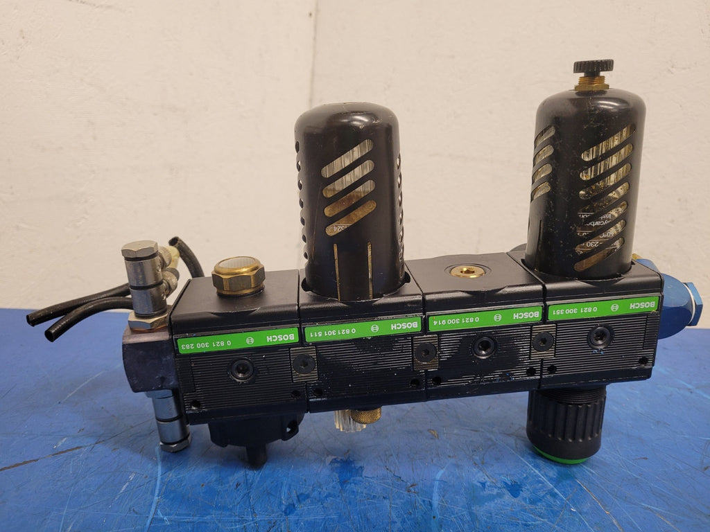 BOSCH Pneumatic Air Regulator Oiler 665 w/ On/Off 0821 300 351 -914 -511 -283
