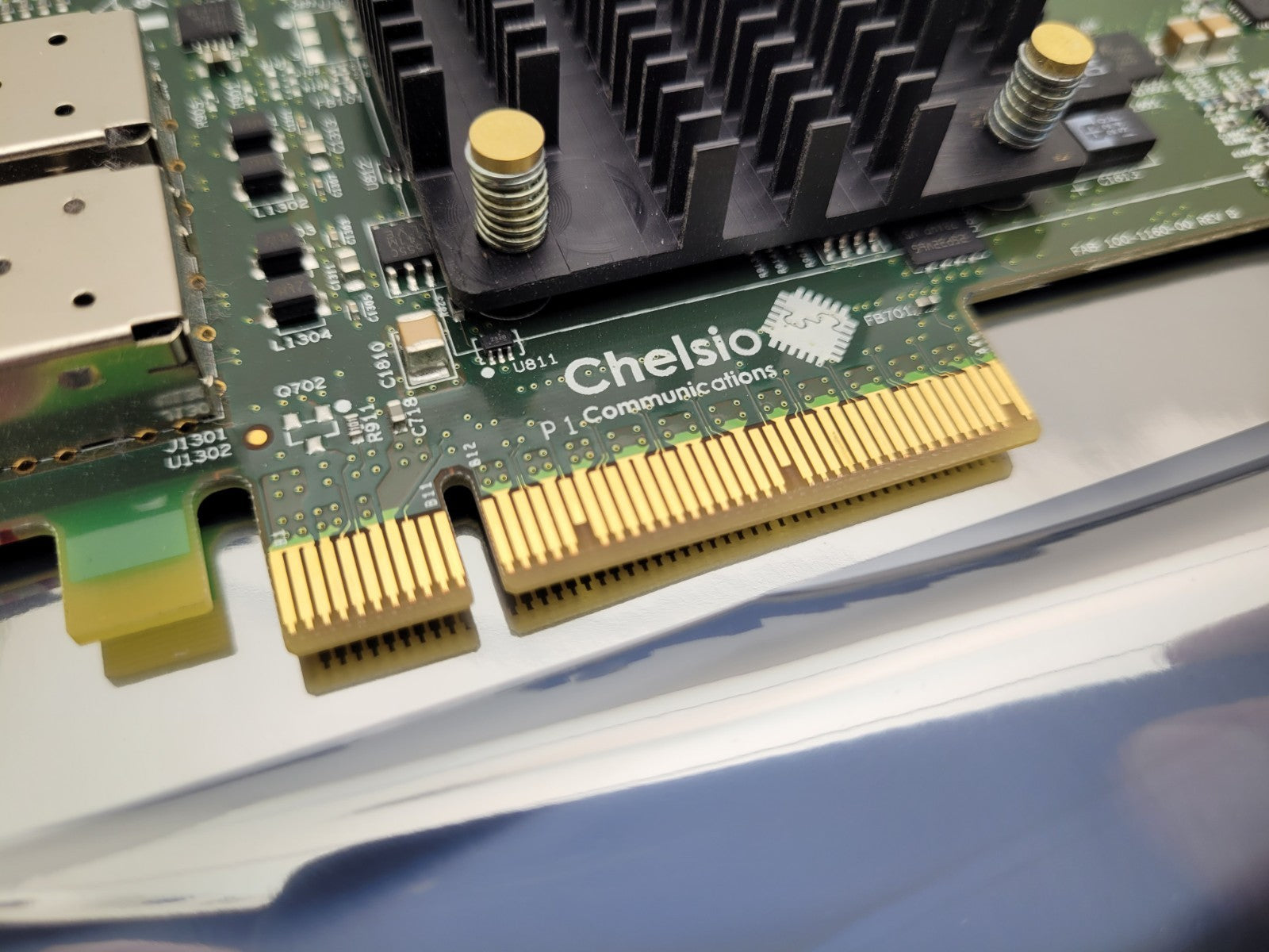 2x Chelsio Communications 110-1160-50 T520-CR Ethernet Adaper MSIP-REM-CC2-T520