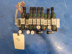 Numatics 9x Valve Solenoid 041SA400M0000F 7x Regulated Pneumatic Manifold N2