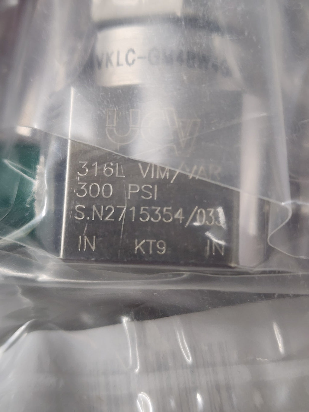 Ham-Let 3-Way HM30-4VKLC-GM4BW4GF4-M5 300PSI Diaphragm Valve Solenoid 316SS