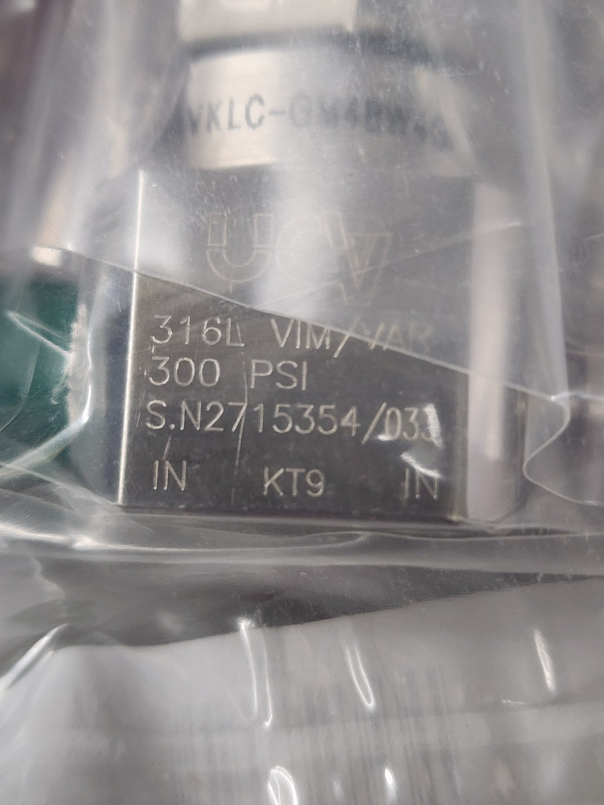Ham-Let 3-Way HM30-4VKLC-GM4BW4GF4-M5 300PSI Diaphragm Valve Solenoid 316SS