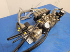 Burkert 413-G-1/4-B-PL-1/4 Pneumatic Solenoid 7 Valve Manifold 120VAC Unit A