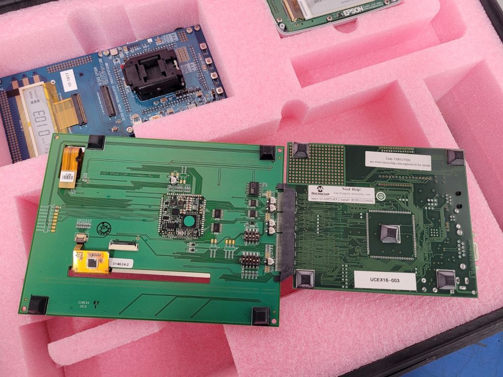 EPSON EPD Demo PackageTSB1G7000 Micro Chip ASSY# 02-01872-R5.2 EEA-006