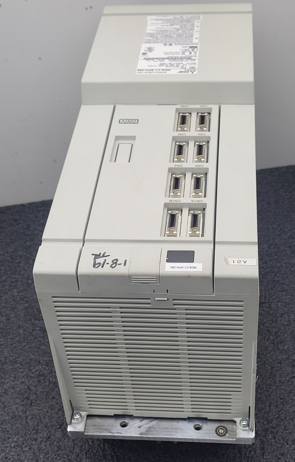 Mitsubishi MDS-C1-SPH-260 Servo Spindle Drive Controller 2018 Date Code