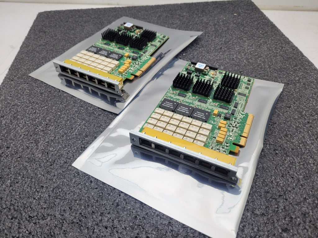 2x Silicom PEG6BPI6-SD-RoHS SIX Port Gigabit Ethernet PCIe x8 Bypass Server Card