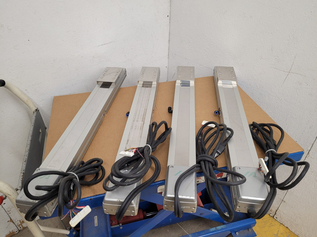 Lot 4x IAI  RC Robo Cylinder Stepper Motor Driven Linear Actuator 500mm Travel