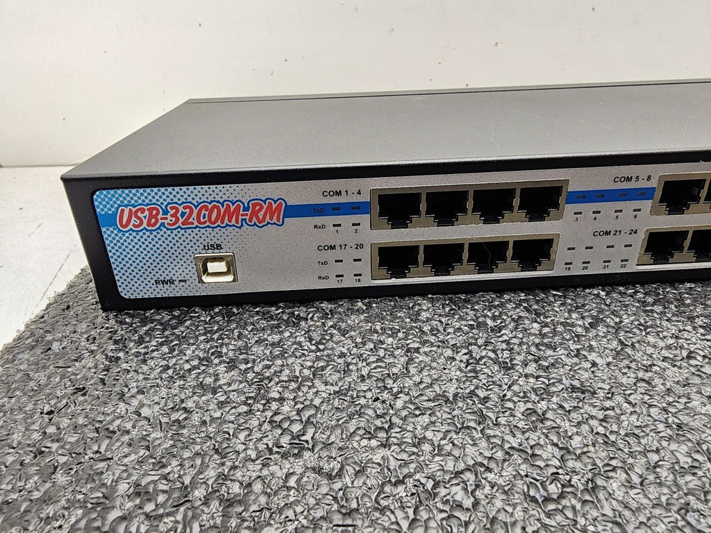 Coolgear USB to 32 Port COM RS-232 Serial Adapter FTDI Chipset USB-32COM-RM
